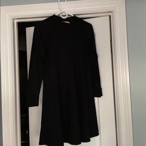 Black sweater dress
